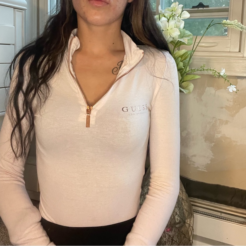 Xs half zip bodysuit